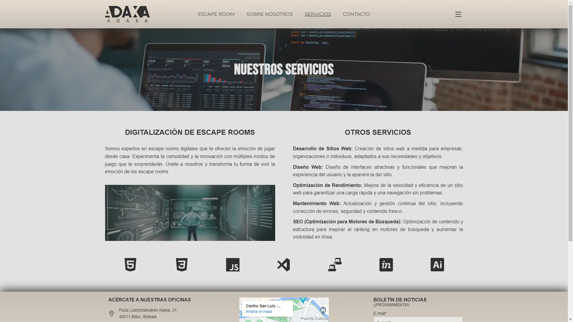 Servicios de Adaxa